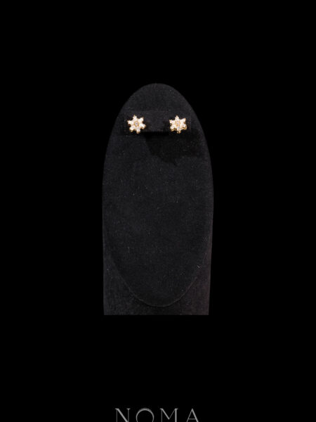 Snowflakes XS Earrings - 18k Yellow Gold