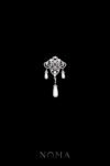 DJW-202400025-Ornamental-Baroque-Drop-Pearl-Brooch-Rhodium-White-Gold-White-Pearl