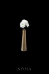 CC Triple Peony Haircomb - Gold, White