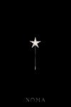 Star L Lapel Pin - Rhodium White Gold