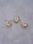 Golden Vinery Garden Haircomb Set - Gold (3 pcs)