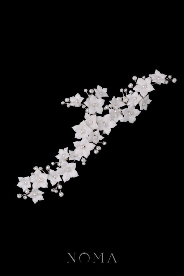 ACC-202200042-Clay-Flower-Jasmine-Pearl-Side-Hairvine-or-Brooch-White-Silver