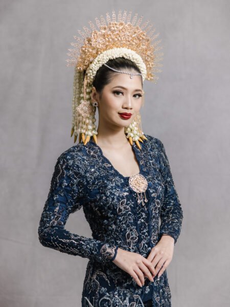 Seindah Senja Headdress - Gold