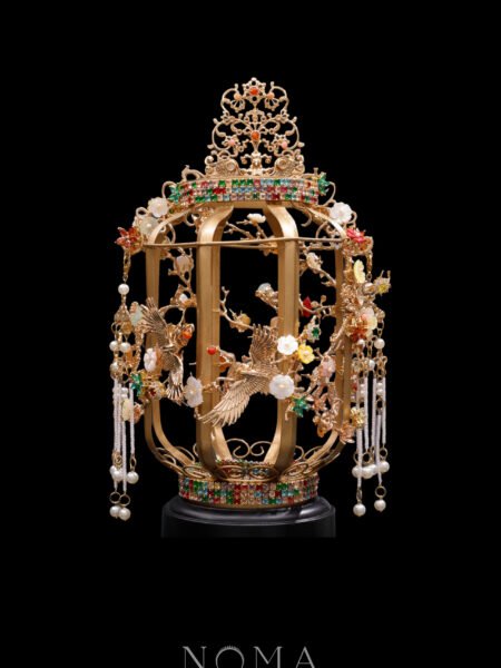 Crane Harmony Lantern - Gold