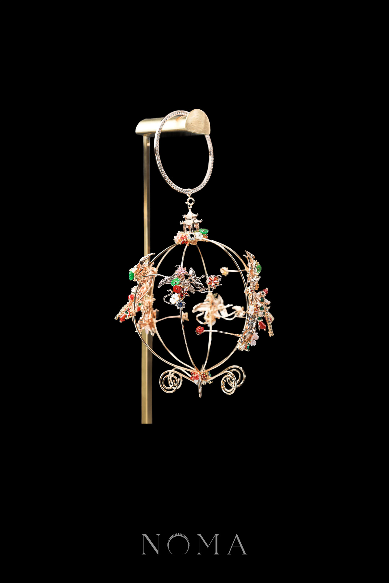 CHN-202400027-Phoenix-Cloud-Ginkgo-Carriage-Handpiece-Gold