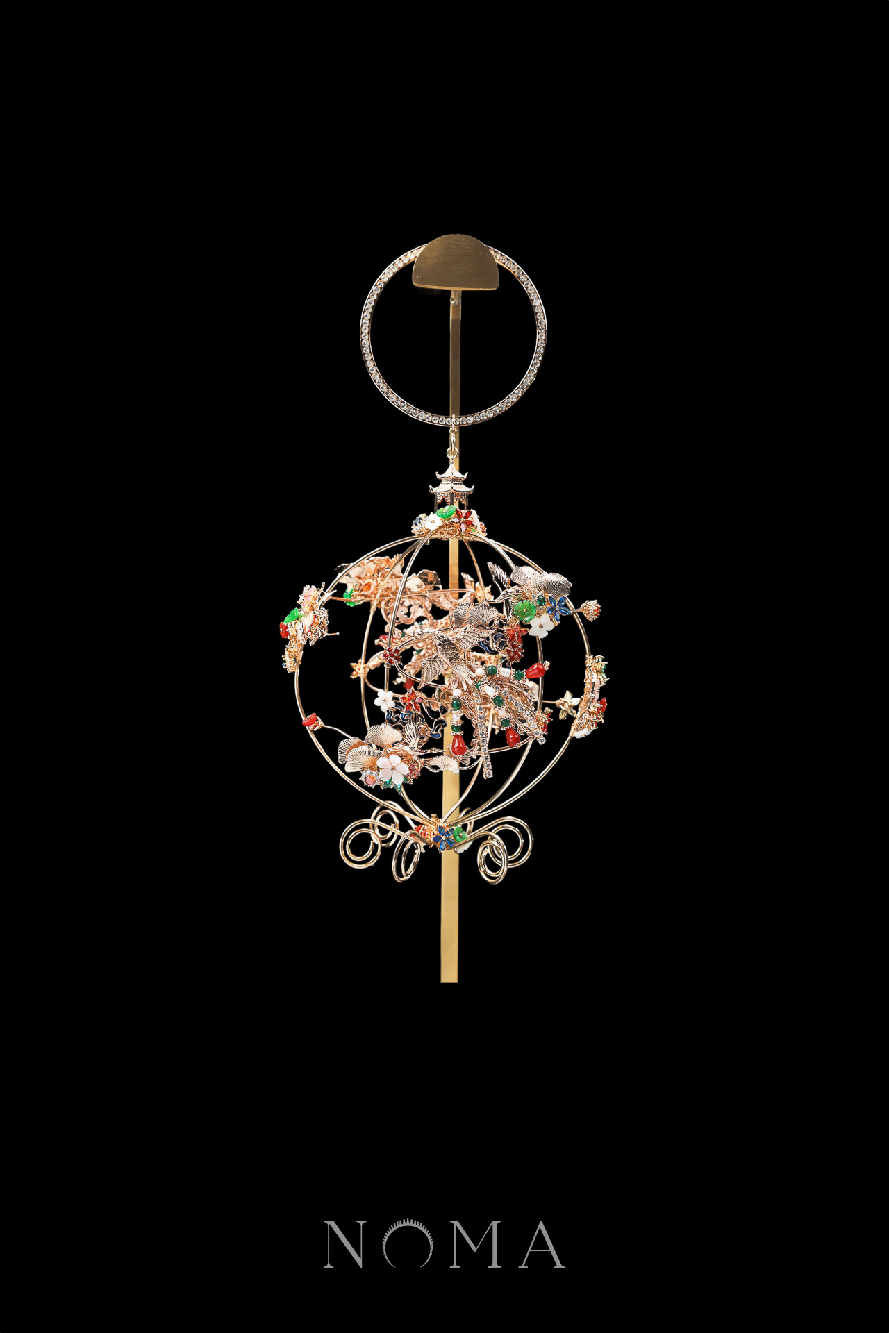 CHN-202400027-Phoenix-Cloud-Ginkgo-Carriage-Handpiece-Gold