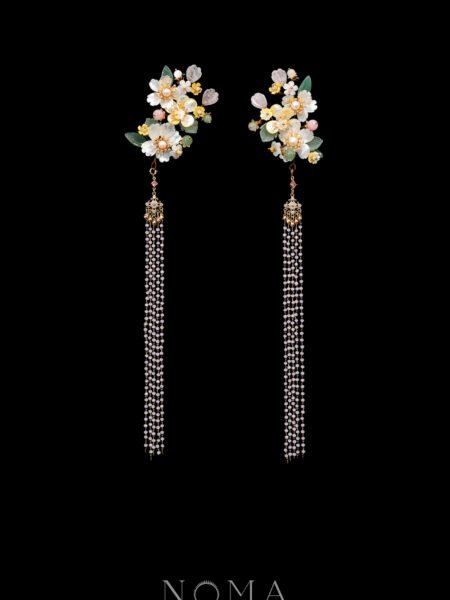 Floral Bright Day Hairvine Pair - Gold (1 pair)