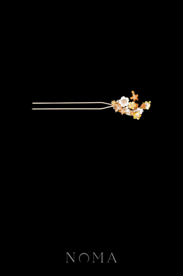 CHN-202400190-Golden-Blossom-Floral-Hairpin-Gold-Yellow-1