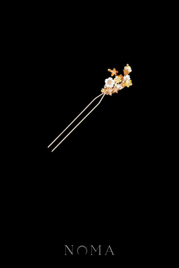 CHN-202400190-Golden-Blossom-Floral-Hairpin-Gold-Yellow