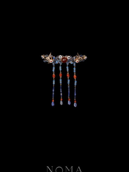 Colorful Crane Cloud Inspiration Middle - Gold, Sapphire