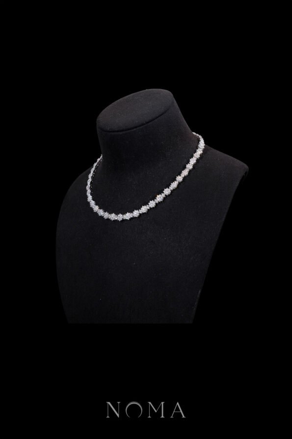 DJW-202400034-Round-Paved-Double-Dot-Choker-Rhodium-White-Gold-White-Diamond-2