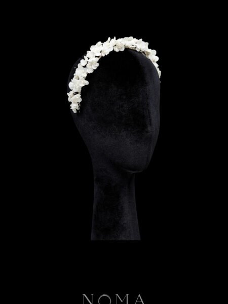 CC Orchid Garden Hairvine - White Silver, White