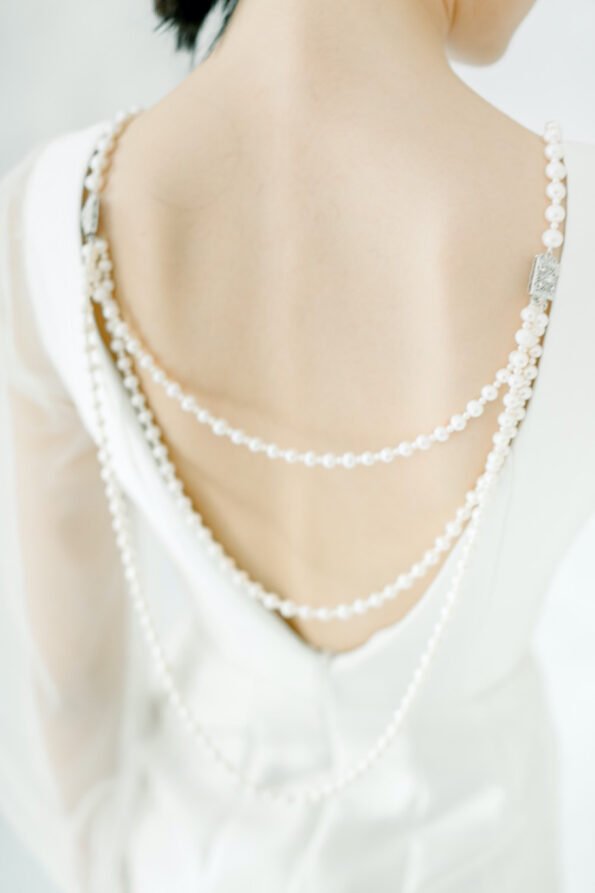 PJW-201900041-Double-Strand-Pearl-Back-Necklace-Rhodium-White-Gold-White-Pearl-1