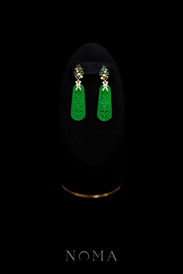 JJW-202400051-Art-Deco-Carved-Rounded-Trapezium-Jade-Earrings-18k-Yellow-Gold-Jade