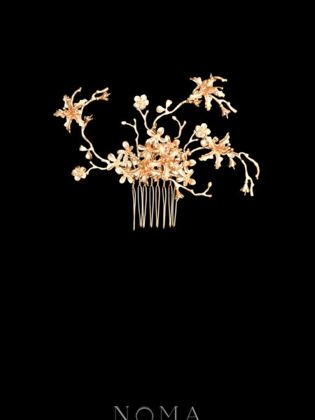Curvature Orchid Haircomb - Doff Gold