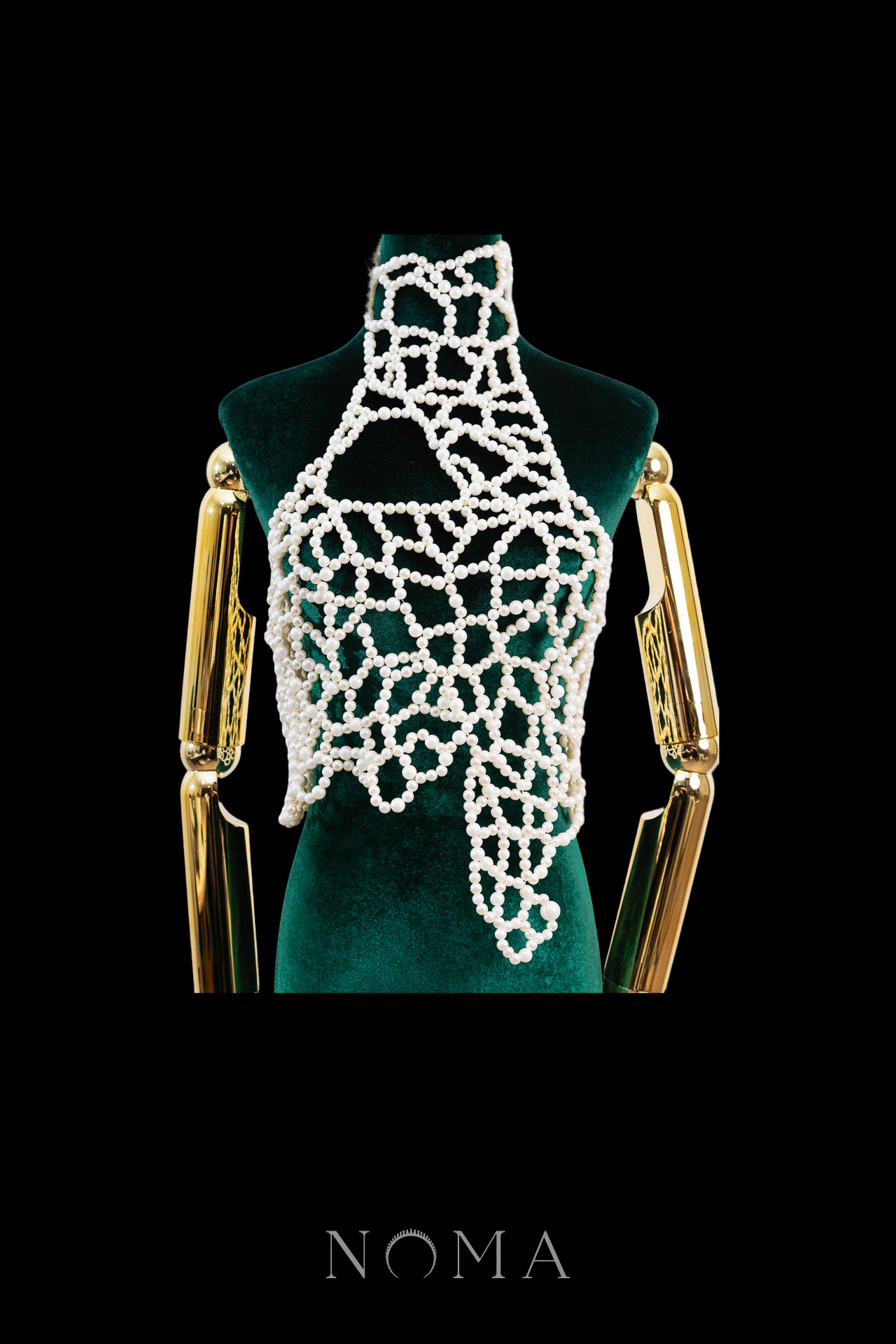 ACC-202300030-Woven-Pearl-Art-Halter-Top-White-Silver-White-Pearl