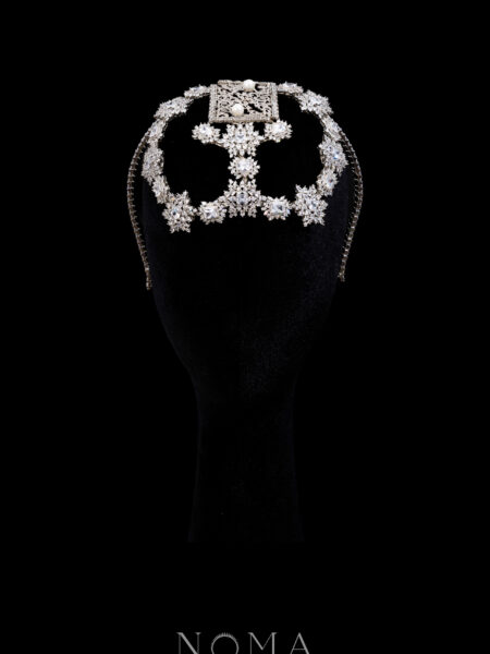 Artistic Creation Headband - White Gold