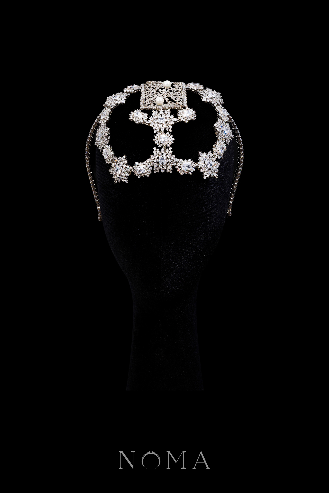 Artistic Creation Headband - White Gold