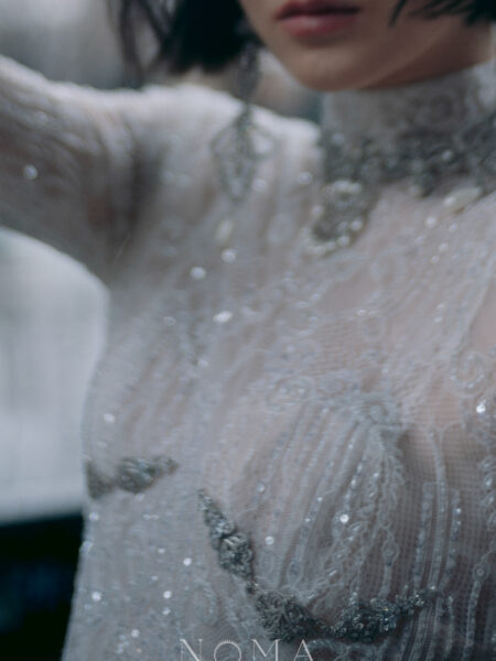 Baroque Ornaments Simple Hairvine - White Gold