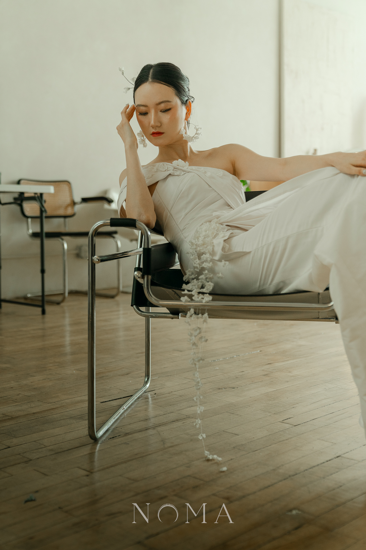 CC Dangling Sweet Pea Tassel Set - White (15 pcs)