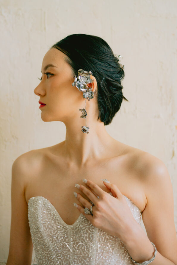 925-202400017-Floral-Art-Earpiece-Rhodium-White-Gold