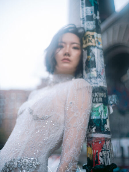 Baroque Ornaments Opulent Hairvine or Brooch - White Gold (Right)