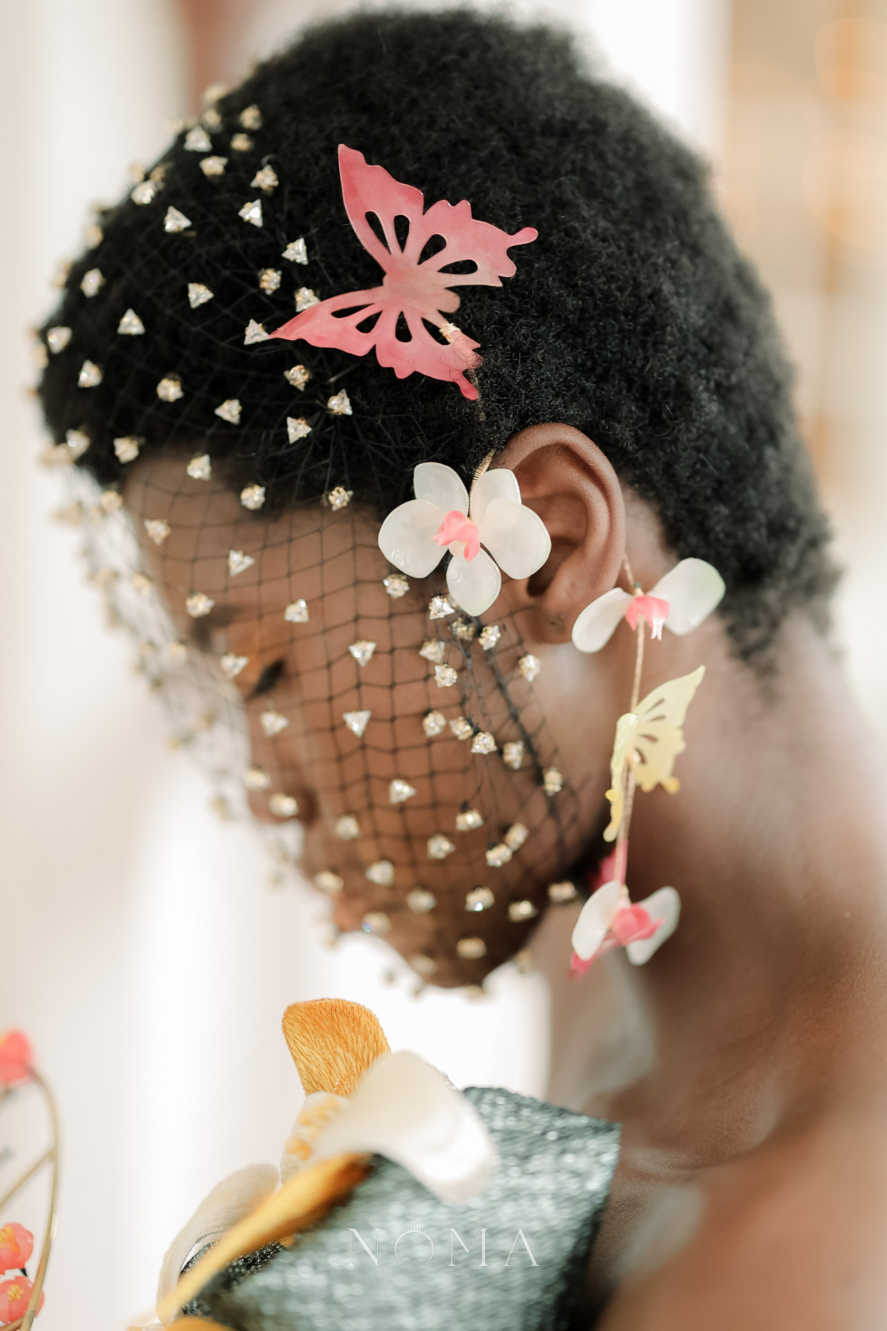 FLR-202200020-HS-Butterfly-Spring-Earpiece-Pair-Gold-Rainbow-1-pair