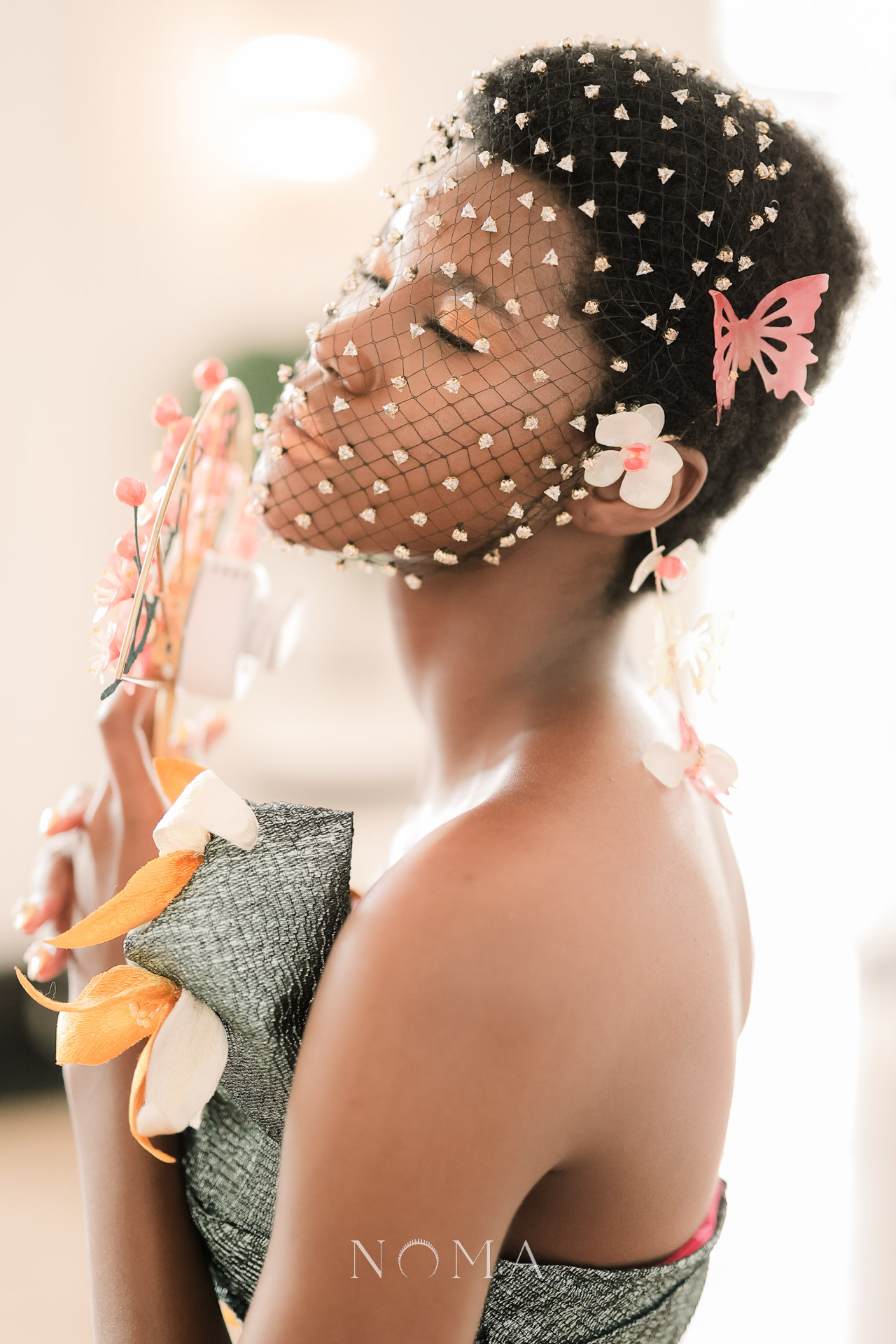 FLR-202200020-HS-Butterfly-Spring-Earpiece-Pair-Gold-Rainbow-1-pair